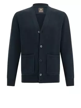 Вязаный кардиган Boggi Milano, темно-синий
