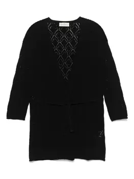 Вязаный кардиган Bruno Manetti, черный