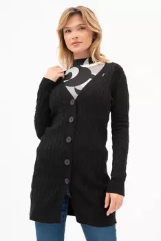 Вязаный кардиган Budmil, черный