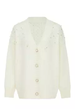 Вязаный кардиган caissa, белый
