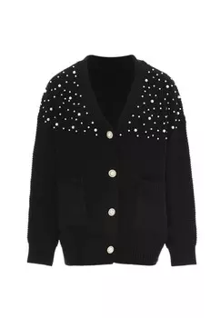 Вязаный кардиган caissa, черный