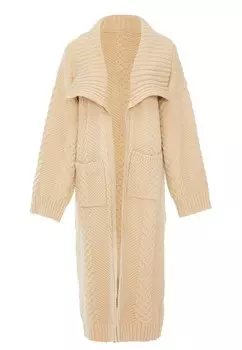 Вязаный кардиган caissa, песочный