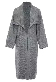 Вязаный кардиган caissa, серый