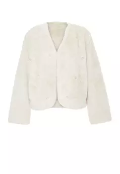 Вязаный кардиган caneva, белый