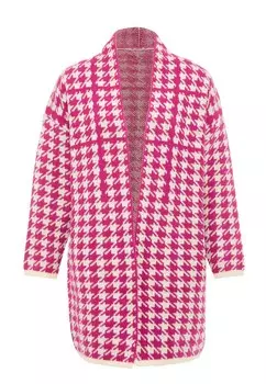 Вязаный кардиган caneva, цвет Pink/Wool white