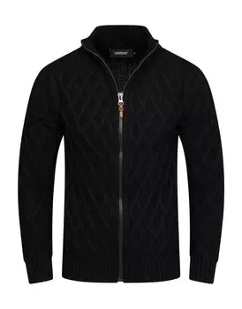 Вязаный кардиган CARISMA Knit Cardigan ELIJA, черный