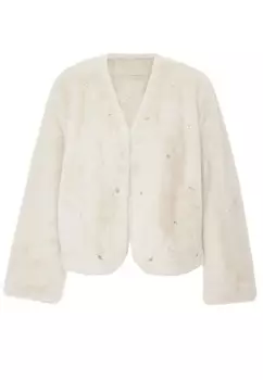 Вязаный кардиган CARNEA, белый