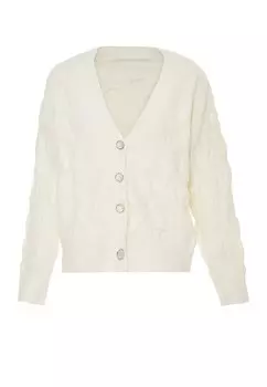 Вязаный кардиган Carnea, цвет Wool White