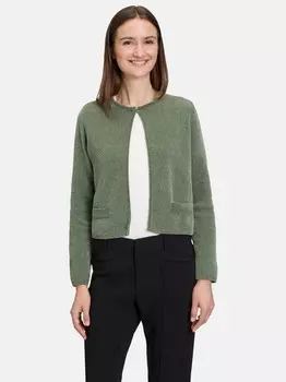 Вязаный кардиган Cartoon, хаки