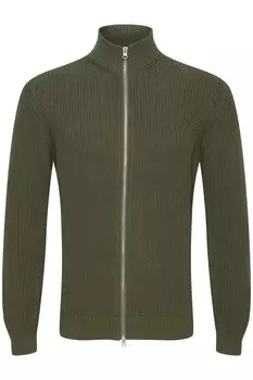 Вязаный кардиган Casual Friday Kurt, темно-зеленый