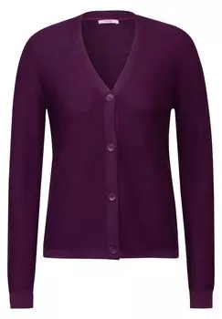 Вязаный кардиган CECIL, цвет Aubergine