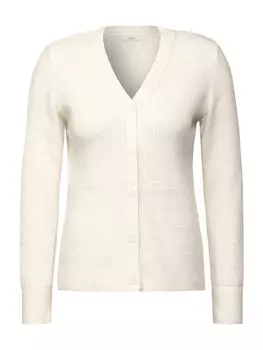 Вязаный кардиган CECIL Knit Cardigan, белый