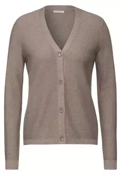 Вязаный кардиган CECIL Knit Cardigan, коричневый