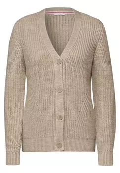 Вязаный кардиган CECIL Knit Cardigan, песочный