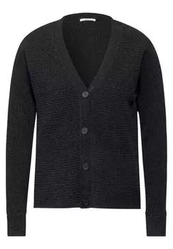 Вязаный кардиган CECIL, темно-серый