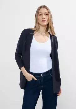 Вязаный кардиган Cecil, темно-синий