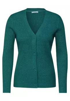 Вязаный кардиган CECIL, темно-зеленый