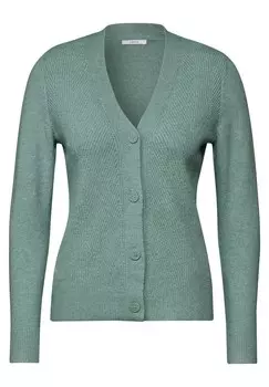 Вязаный кардиган CECIL, зеленый