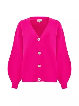 Вязаный кардиган Cesare Gaspari, розовый