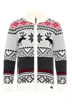 Вязаный кардиган CIPO & BAXX, белый