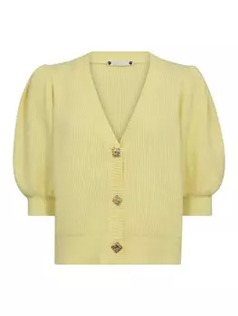 Вязаный кардиган co'couture Theresa, цвет Light yellow