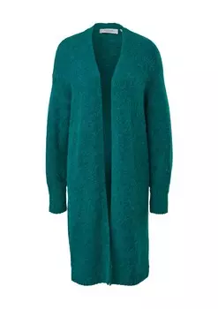 Вязаный кардиган Comma Casual Identity, изумруд