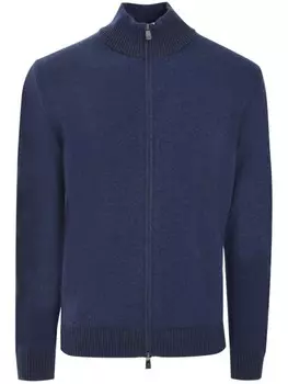 Вязаный кардиган Corneliani, синий