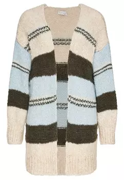 Вязаный кардиган Decay, бежевый