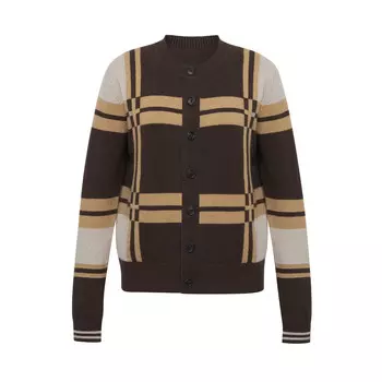 Вязаный кардиган Deep Breath из 100% кашемира, коричневый