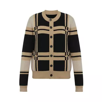 Вязаный кардиган Deep Breath из 100% кашемира, бежевый