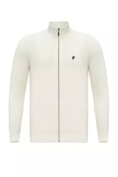 Вязаный кардиган DENIM CULTURE BRANDON, белый