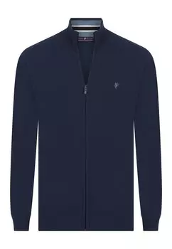 Вязаный кардиган Denim Culture Leopoldo, морской синий