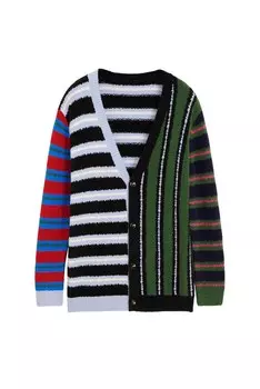 Вязаный кардиган Desigual Knit Cardigan, разноцветный
