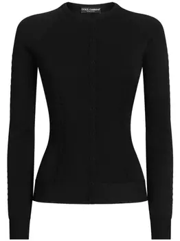 Вязаный кардиган Dolce & Gabbana, черный