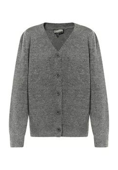 Вязаный кардиган Dreimaster Altiplano, темно-серый