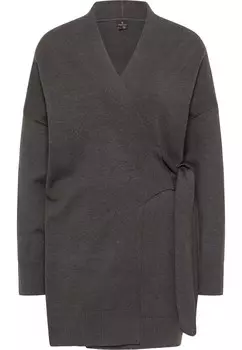 Вязаный кардиган DreiMaster, базальтовый серый