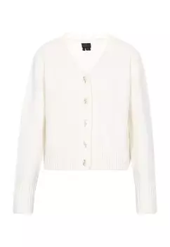 Вязаный кардиган DreiMaster Klassik, белый