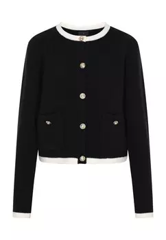 Вязаный кардиган DreiMaster Klassik, черный