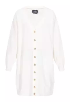 Вязаный кардиган DreiMaster Maritim, белый