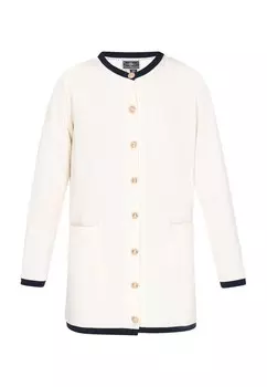Вязаный кардиган DreiMaster Maritim, белый