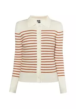 Вязаный кардиган DreiMaster Maritim Boundry, белый