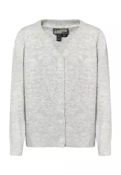 Вязаный кардиган Dreimaster, пестрый серый