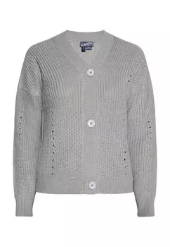 Вязаный кардиган DreiMaster Vintage, серый