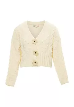 Вязаный кардиган ebeeza, белый