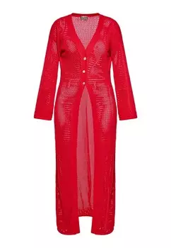 Вязаный кардиган ebeeza Knit Cardigan, красный