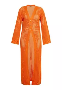 Вязаный кардиган ebeeza Knit Cardigan, оранжевый