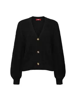 Вязаный кардиган ESPRIT, черный