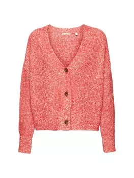 Вязаный кардиган Esprit, крапчатый красный