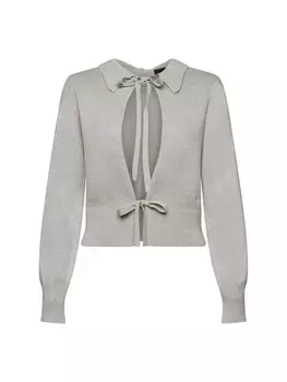 Вязаный кардиган ESPRIT, пестрый серый