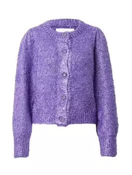 Вязаный кардиган Fabienne Chapot Kitty, фиолетовый